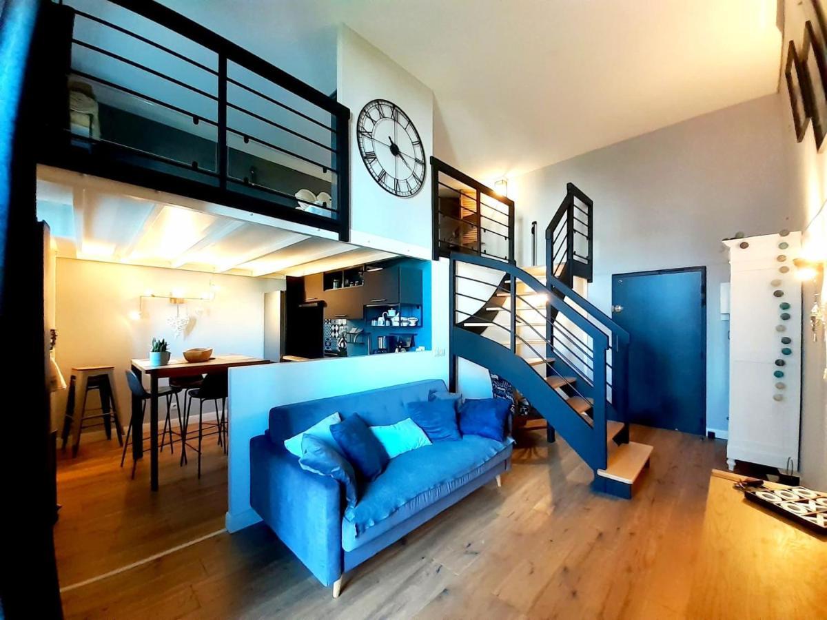 Charmant Studio En Duplex Esprit Loft Avec Balcon Vue Mer, Et Piscine Exterieure Le Croisic Eksteriør billede