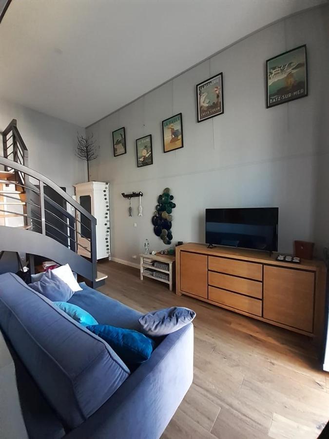 Charmant Studio En Duplex Esprit Loft Avec Balcon Vue Mer, Et Piscine Exterieure Le Croisic Eksteriør billede