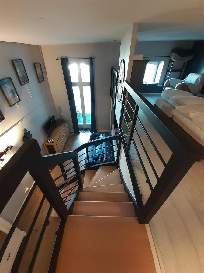 Charmant Studio En Duplex Esprit Loft Avec Balcon Vue Mer, Et Piscine Exterieure Le Croisic Eksteriør billede